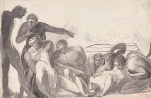 Howard Visiting a Prison by George Romney